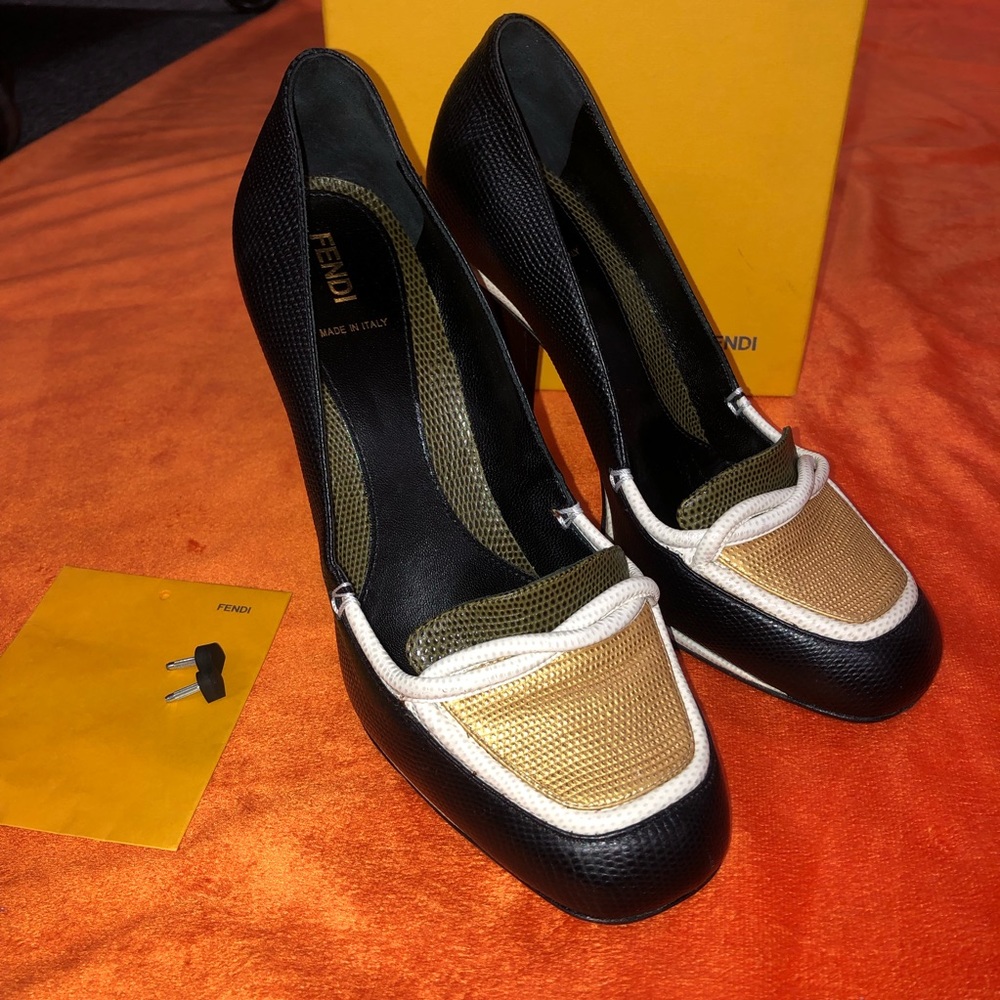 Fendi Leather Heels